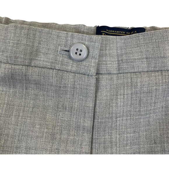 Pendleton Womens Gray Wool Blend Pants Petite 10 Stretch Workwear Flat Front - Picture 6 of 7